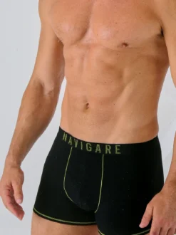Navigare Boxer da uomo in cotone - nero