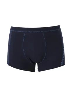 Navigare Boxer uomo in cotone - blu scuro