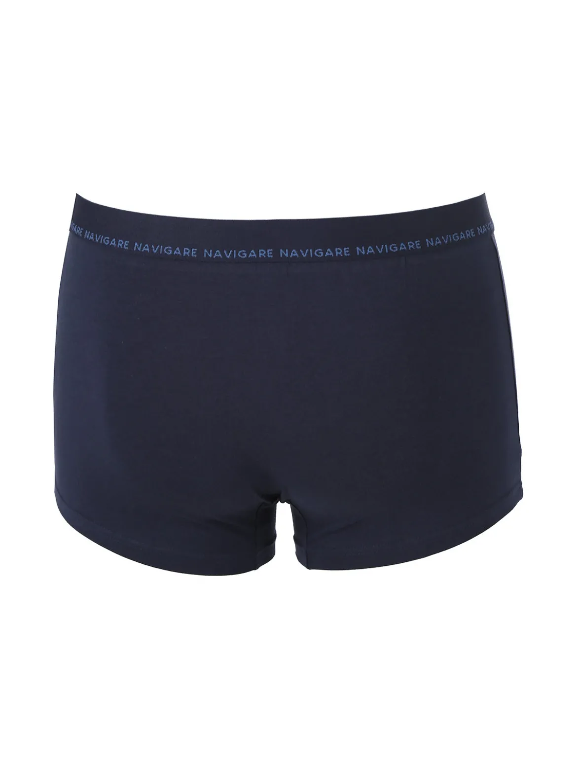 Navigare Boxer uomo in cotone - blu scuro