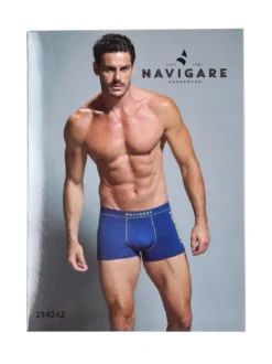 Navigare Boxer uomo in cotone jersey - blu scuro