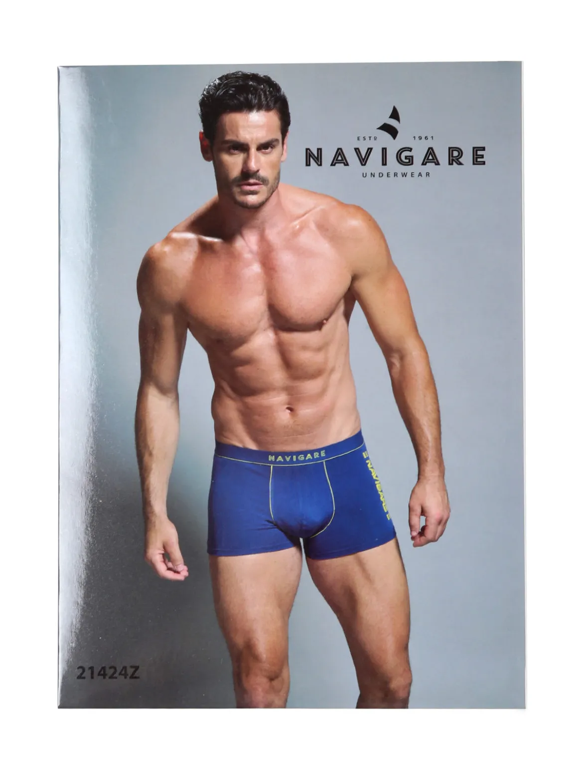 Navigare Boxer uomo in cotone jersey - jeans