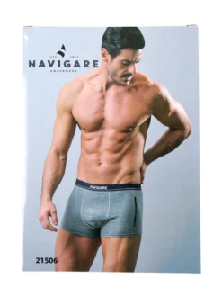 Navigare Boxer uomo in cotone jersey - verde