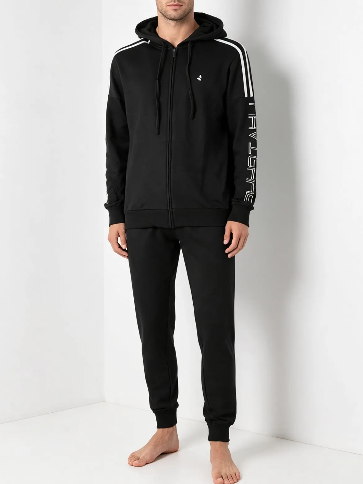 Navigare Completo tuta da uomo 2 pezzi full zip - nero