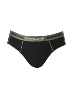 Navigare Slip uomo in cotone jersey - oliva