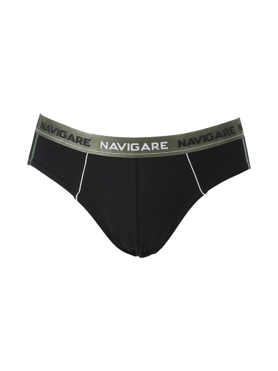 Navigare Slip uomo in cotone jersey - oliva