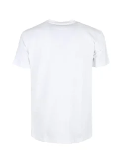Navigare T-shirt intima da uomo girocollo in caldo cotone - bianco