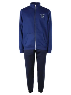Navy Sail Completo tuta da uomo felpata full zip - bluette