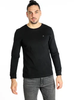 Navy Sail T-shirt uomo girocollo a maniche lunghe