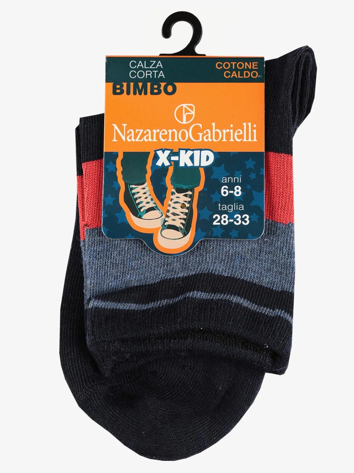 Nazareno Gabrielli Calze corte in caldo cotone