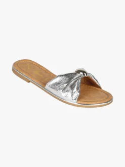 Nazareno Gabrielli Ciabatta donna con nodo - argento