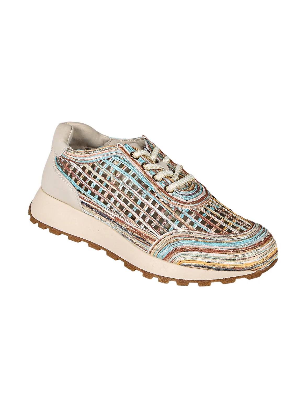 Nazareno Gabrielli Sneakers donna traforate - beige