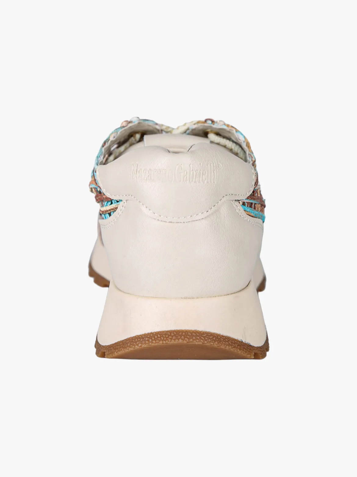 Nazareno Gabrielli Sneakers donna traforate - beige