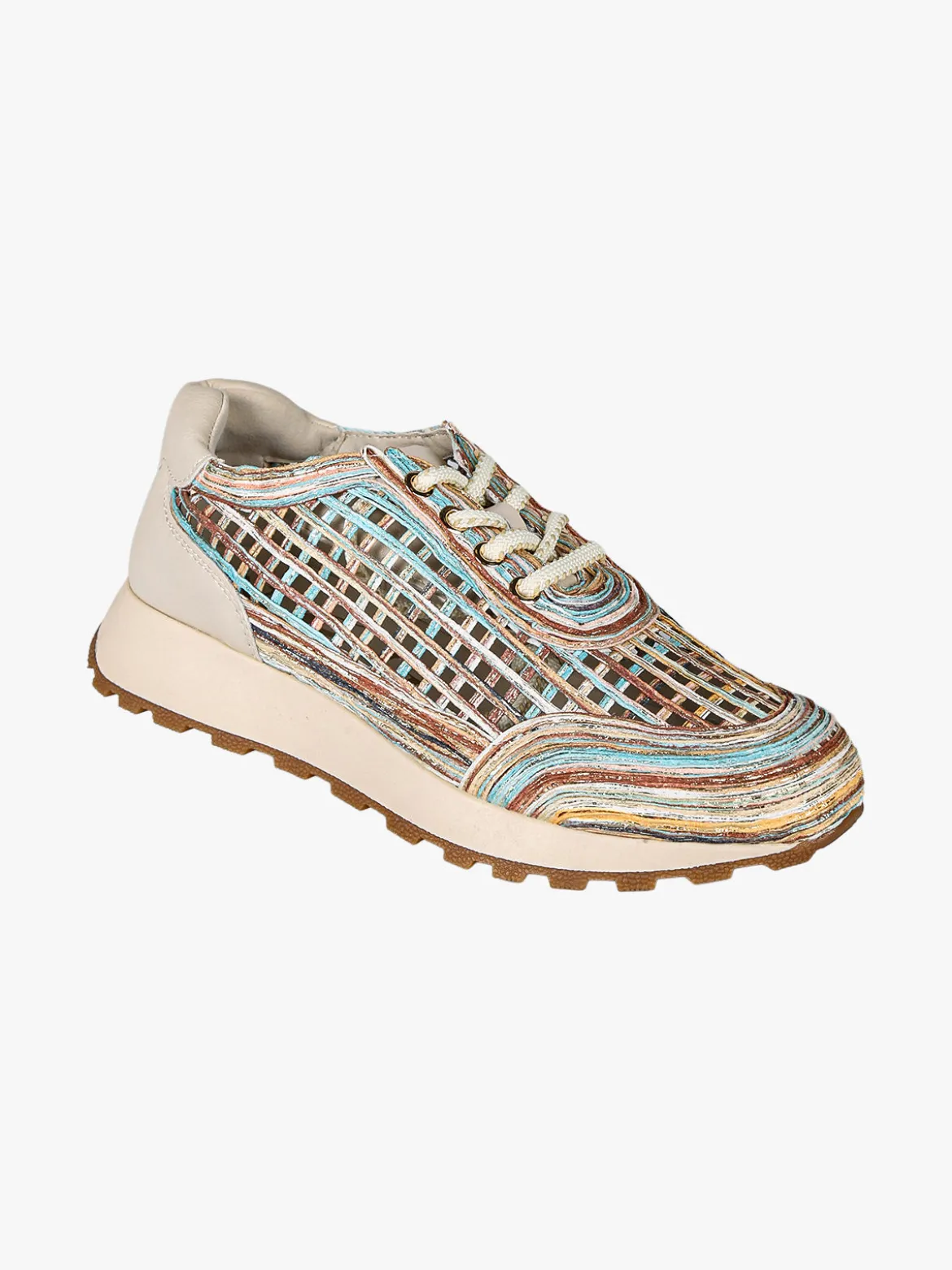 Nazareno Gabrielli Sneakers donna traforate - beige