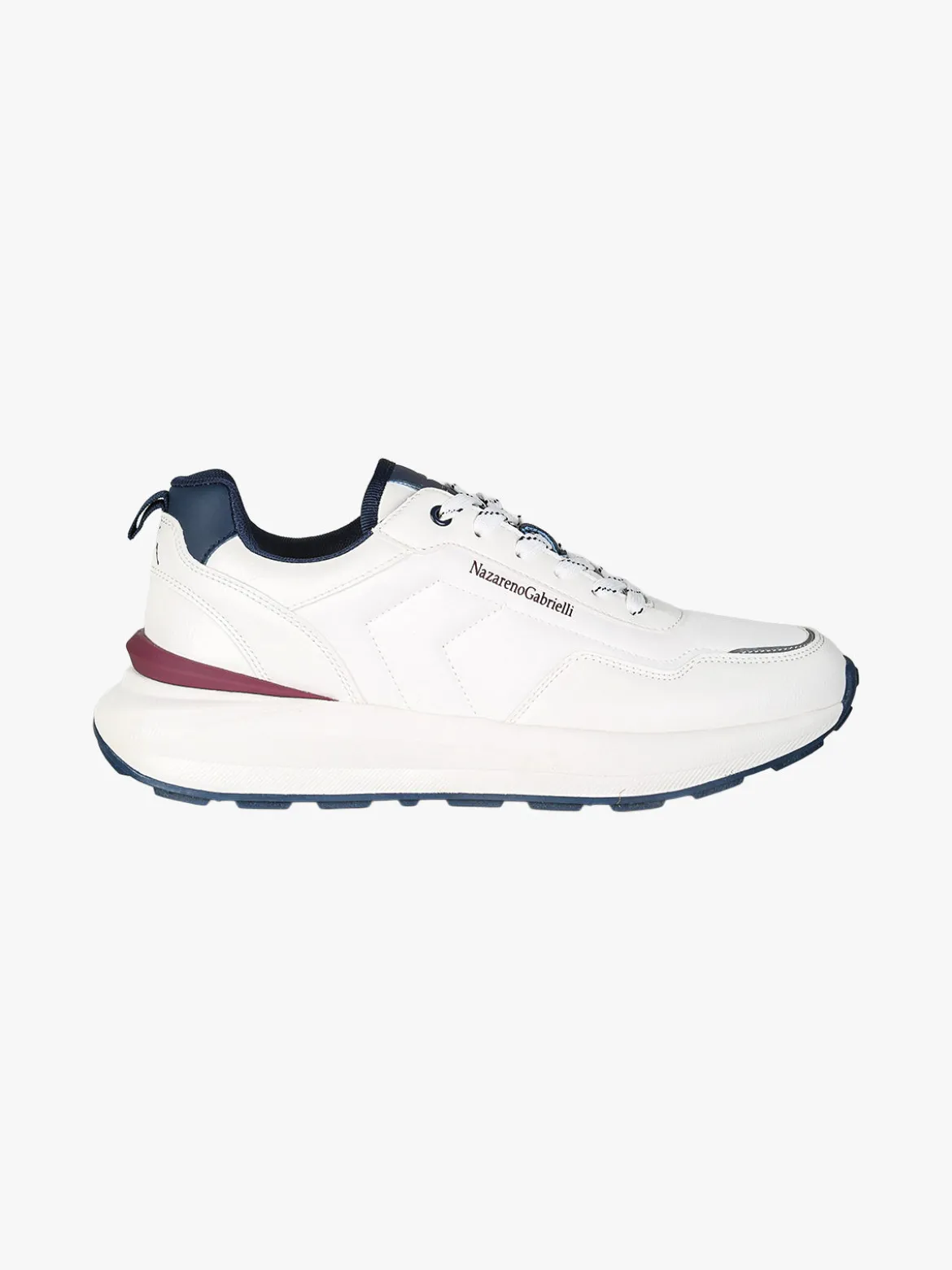 Nazareno Gabrielli Sneakers stringate da uomo - bianco
