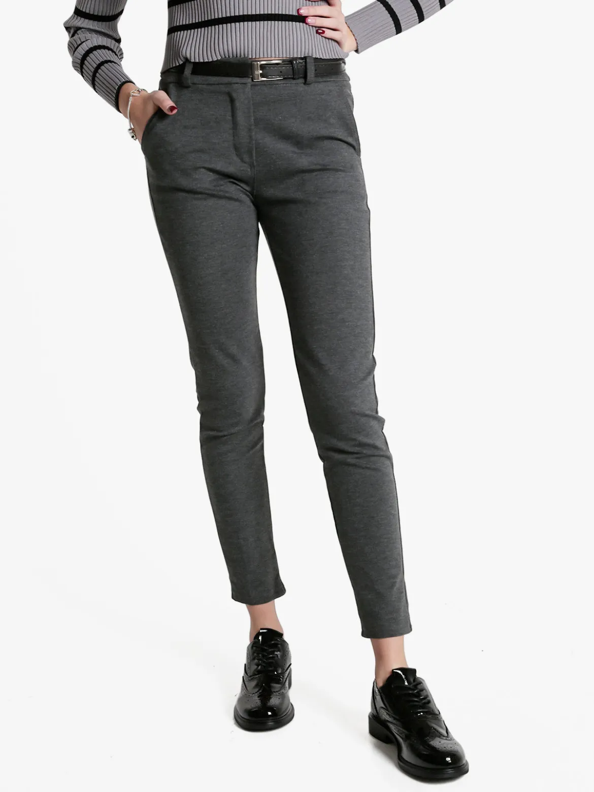 New Gj Pantaloni donna con cintura