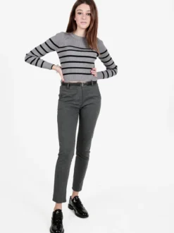 New Gj Pantaloni donna con cintura