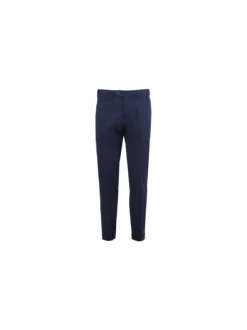 New Marshll Pantaloni da uomo in cotone con risvolti sul finale - blu