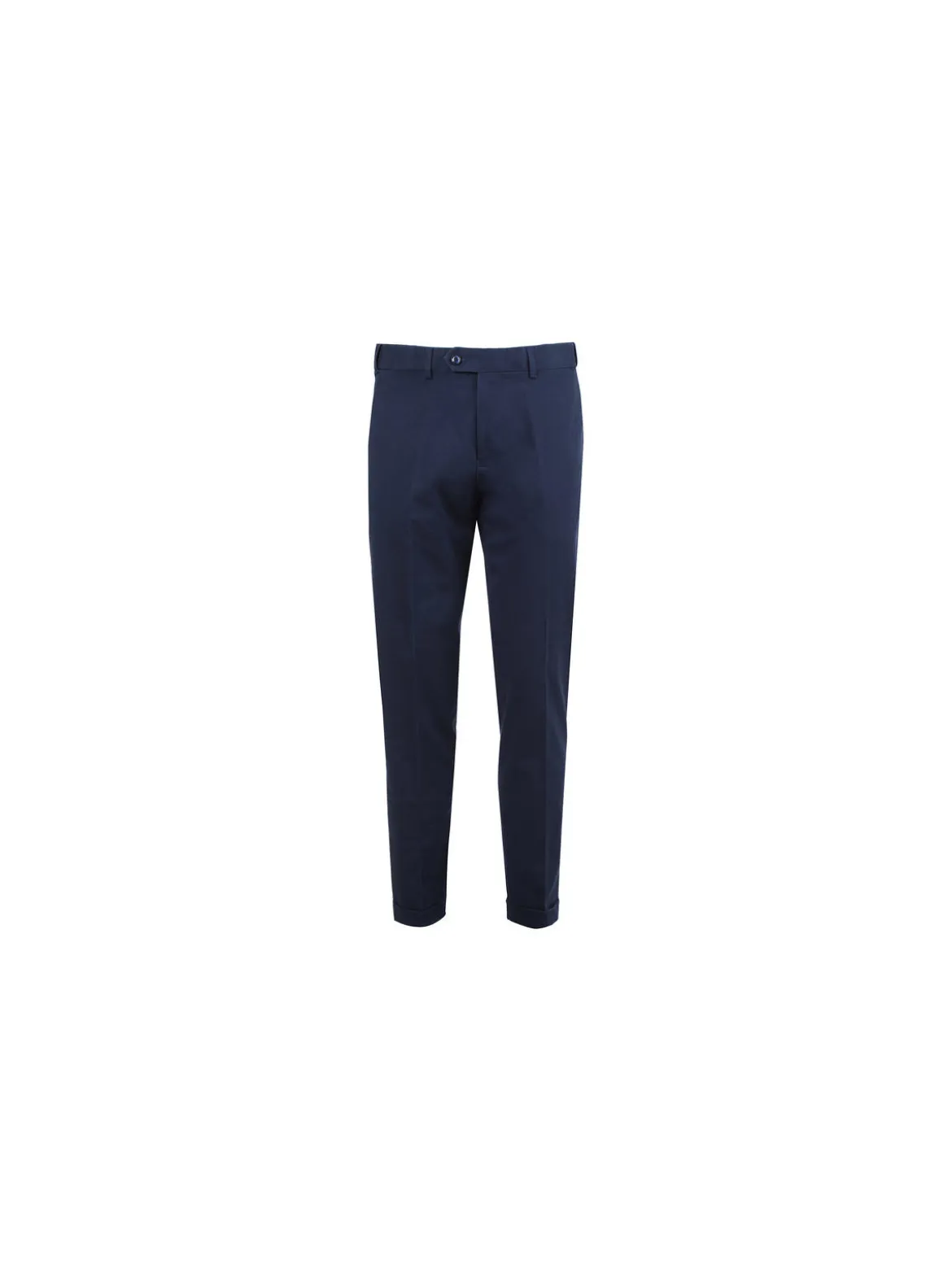 New Marshll Pantaloni da uomo in cotone con risvolti sul finale - blu