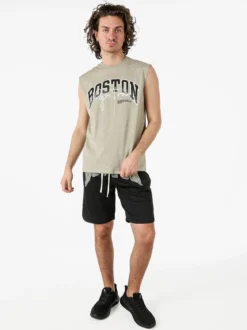 New Mentality Bermuda da uomo con coulisse - nero