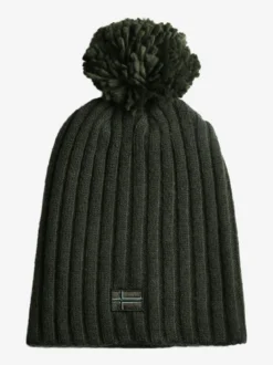 Norway Cappello donna in maglia con pompon - militare