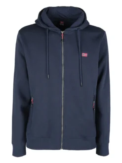 Norway Felpa da uomo con cappuccio e zip