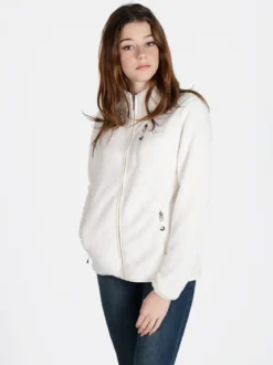 Norway Felpa donna full zip in sherpa