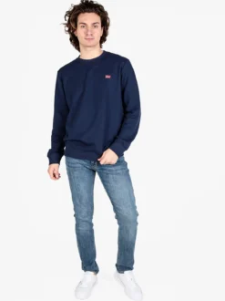 Norway Felpa girocollo da uomo in misto cotone