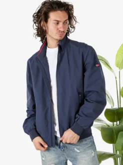 Norway Giacca a vento da uomo con zip - blu scuro