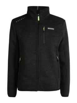Norway Giacca felpa invernale da uomo con zip - nero