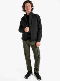 Norway Gilet da uomo con interno in pile - nero