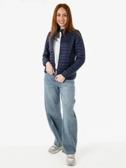 Norway Giubbino donna modello 100 grammi con zip - blu scuro