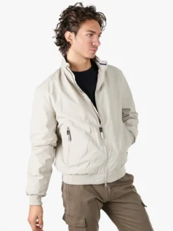 Norway Giubbotto uomo con zip e interno in pile - beige
