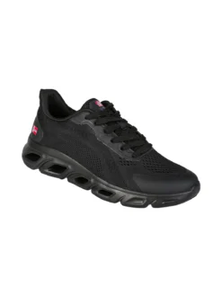 Norway Sneakers da uomo sportive in tessuto - nero