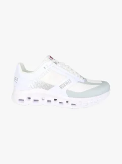 Norway Sneakers sportive da uomo con intersuola geometrica - bianco