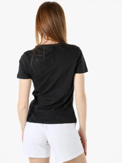 Norway T-shirt donna in cotone con logo - nero