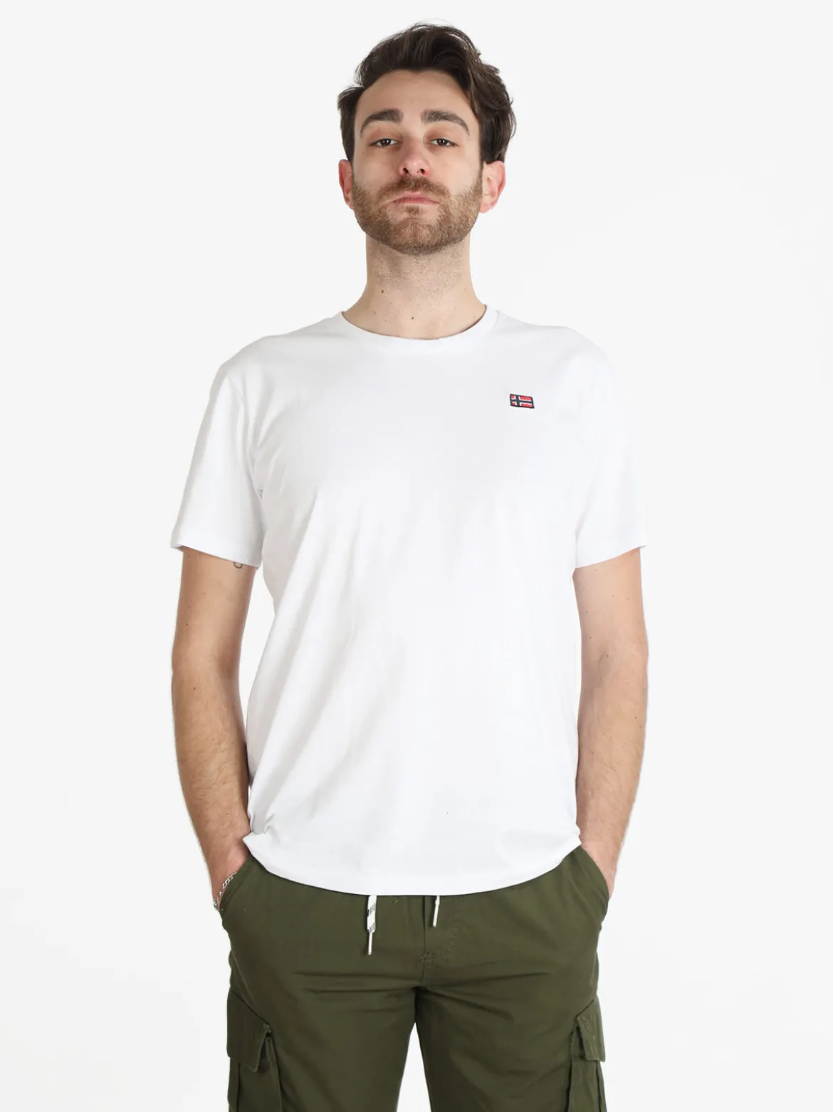 Norway T-shirt uomo in cotone manica corta