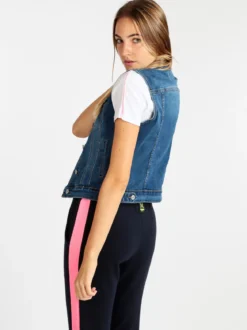 Nove&Nove Gilet in jeans donna