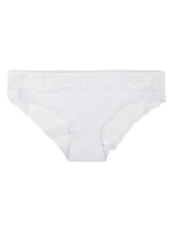Orbro Slip donna in cotone con pizzo