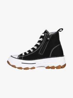 Original Marines Sneakers alte da donna in tela con suola alta