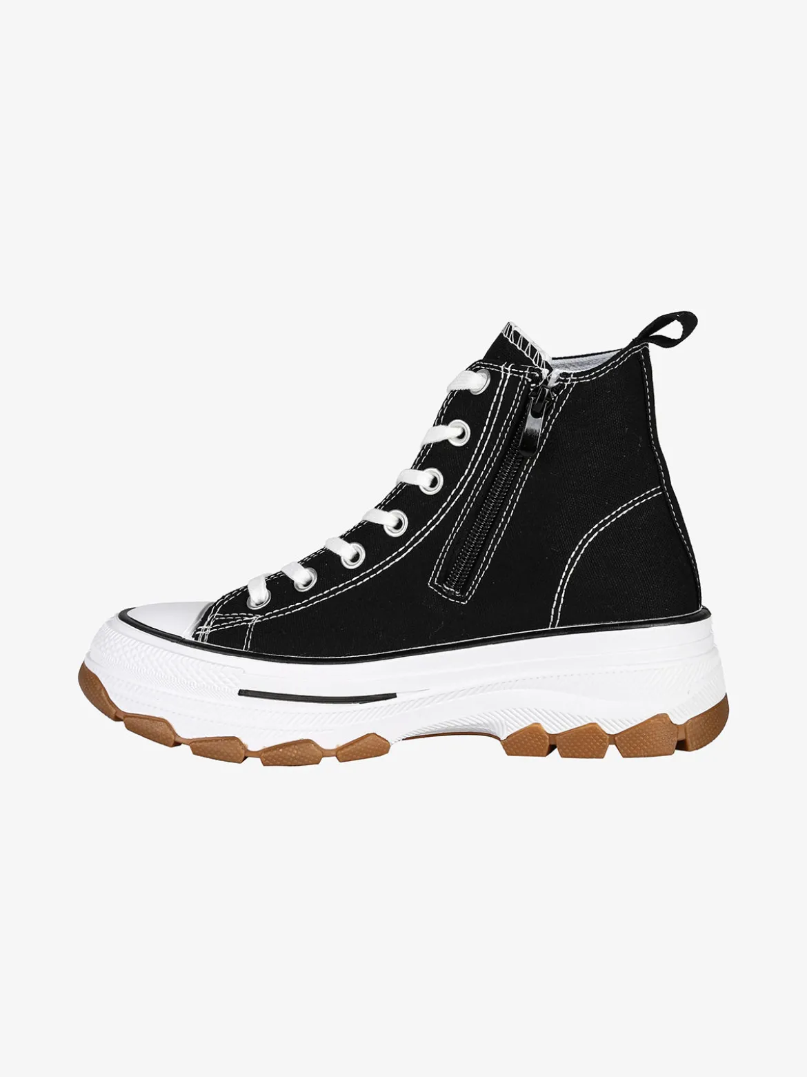 Original Marines Sneakers alte da donna in tela con suola alta