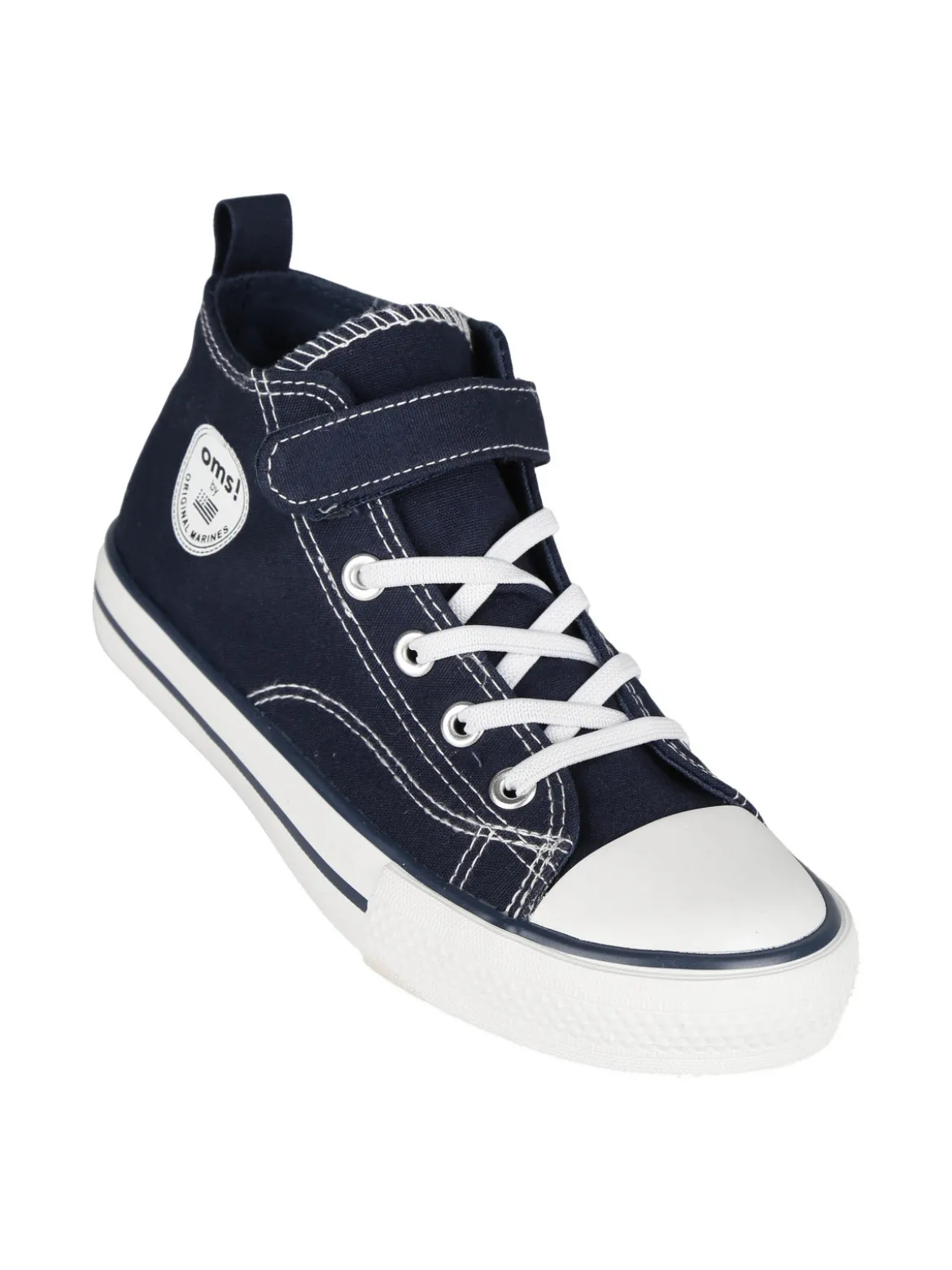 Original Marines Sneakers alte in tela da ragazzo con strappo