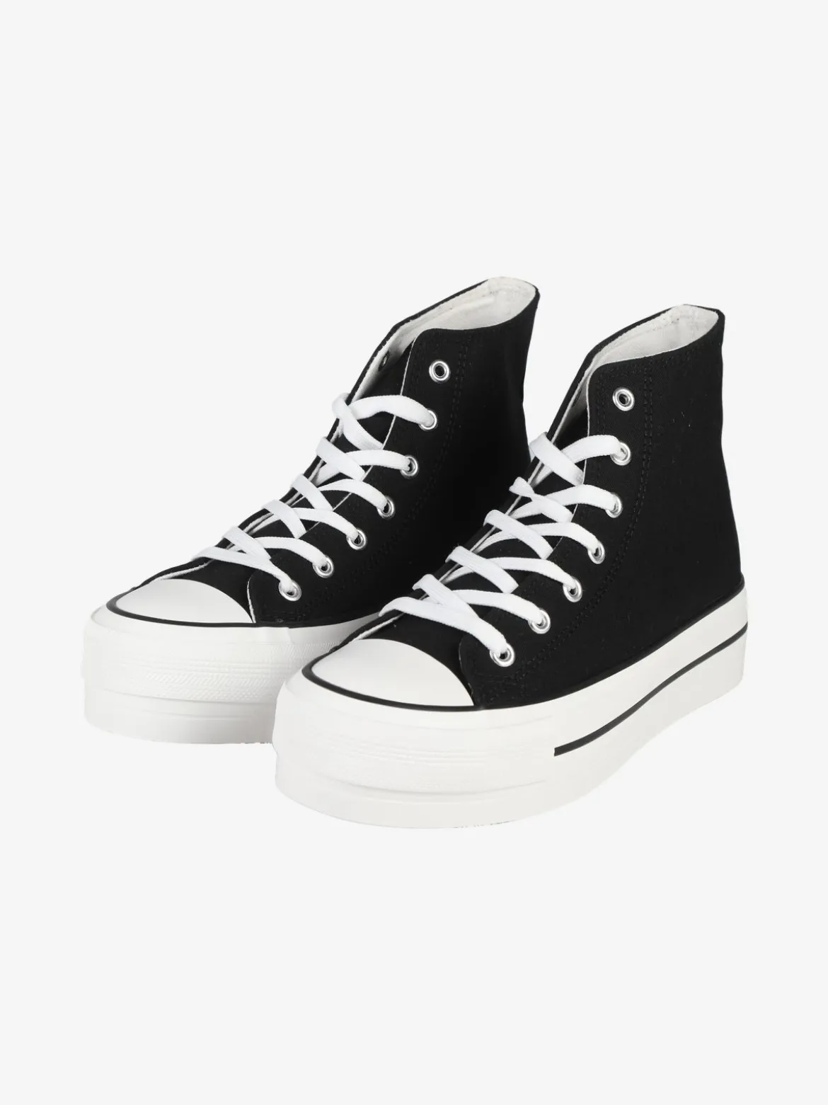 Original Marines Sneakers donna alte in tela con platform