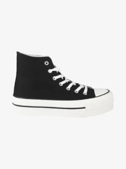 Original Marines Sneakers donna alte in tela con platform