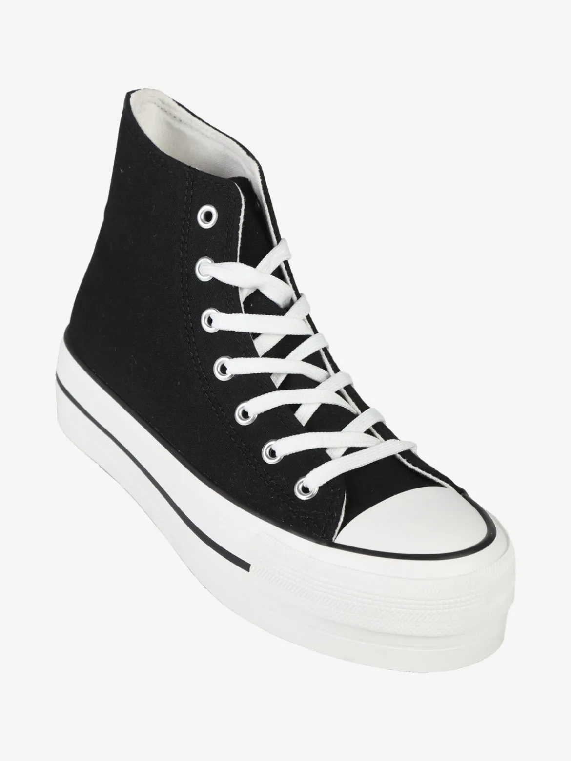 Original Marines Sneakers donna alte in tela con platform