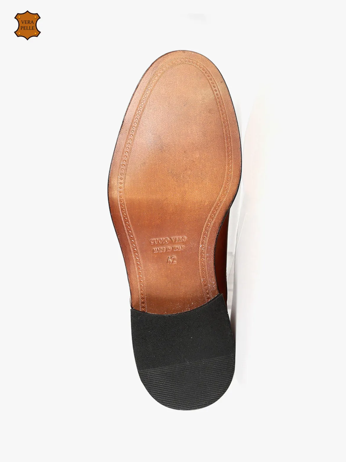 Paolo Galli Made In Italy Francesine stringate in pelle da uomo