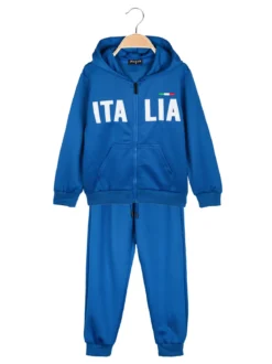 Paris Completo tuta da bambino 2 pezzi con cappuccio e zip