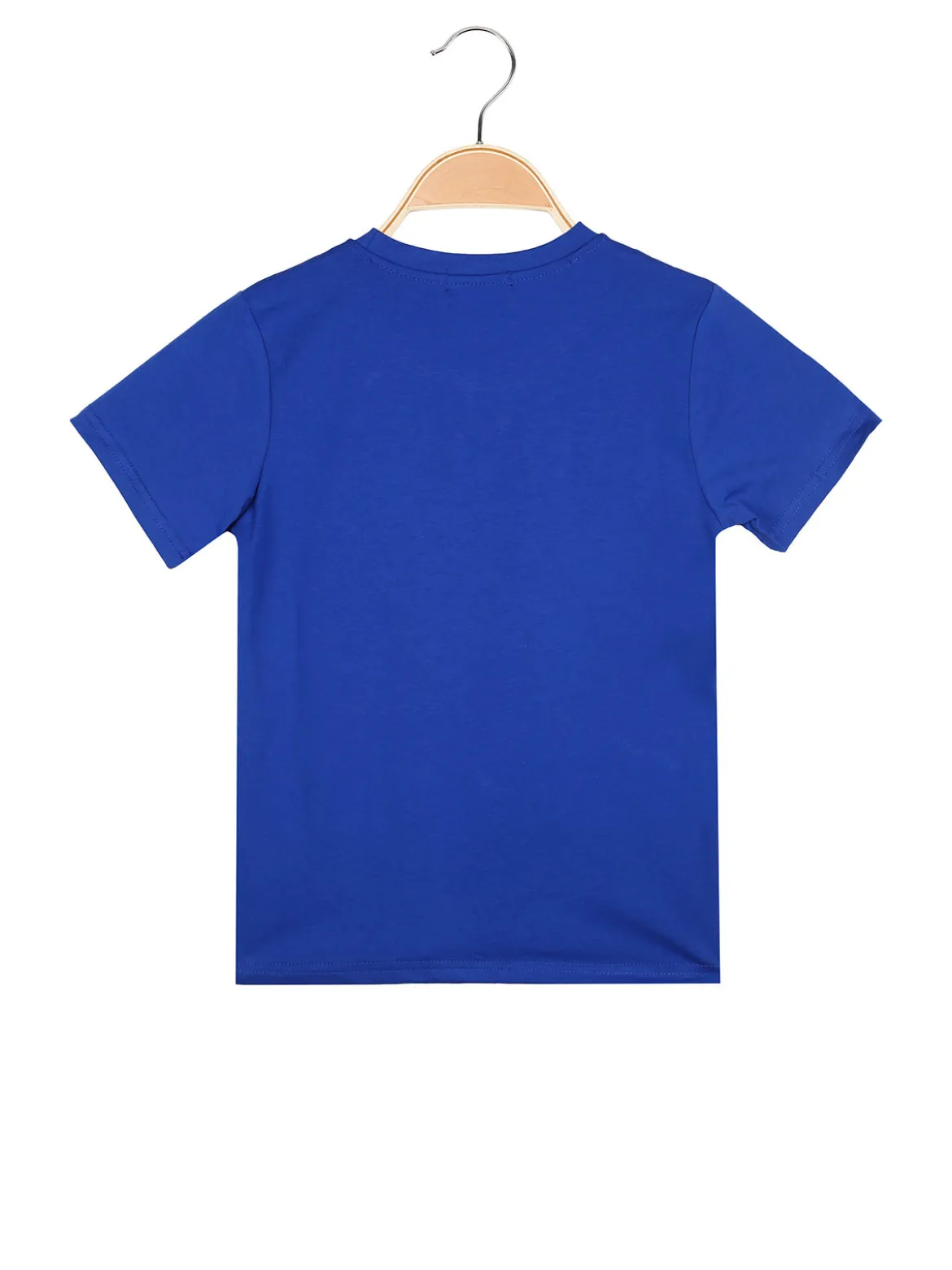 Paris T-shirt da ragazzo in cotone con stampa ITALIA - blu
