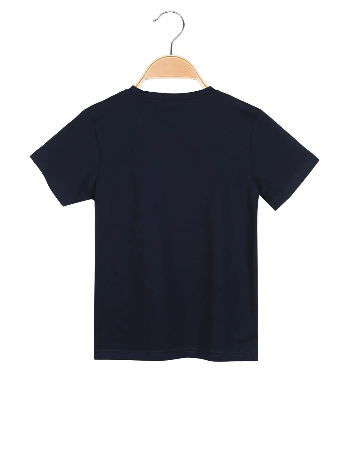 Paris T-shirt da ragazzo in cotone con stampa ITALIA - blu scuro
