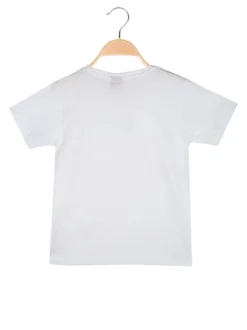 Peanuts T-shirt da bambino in cotone con stampa - bianco