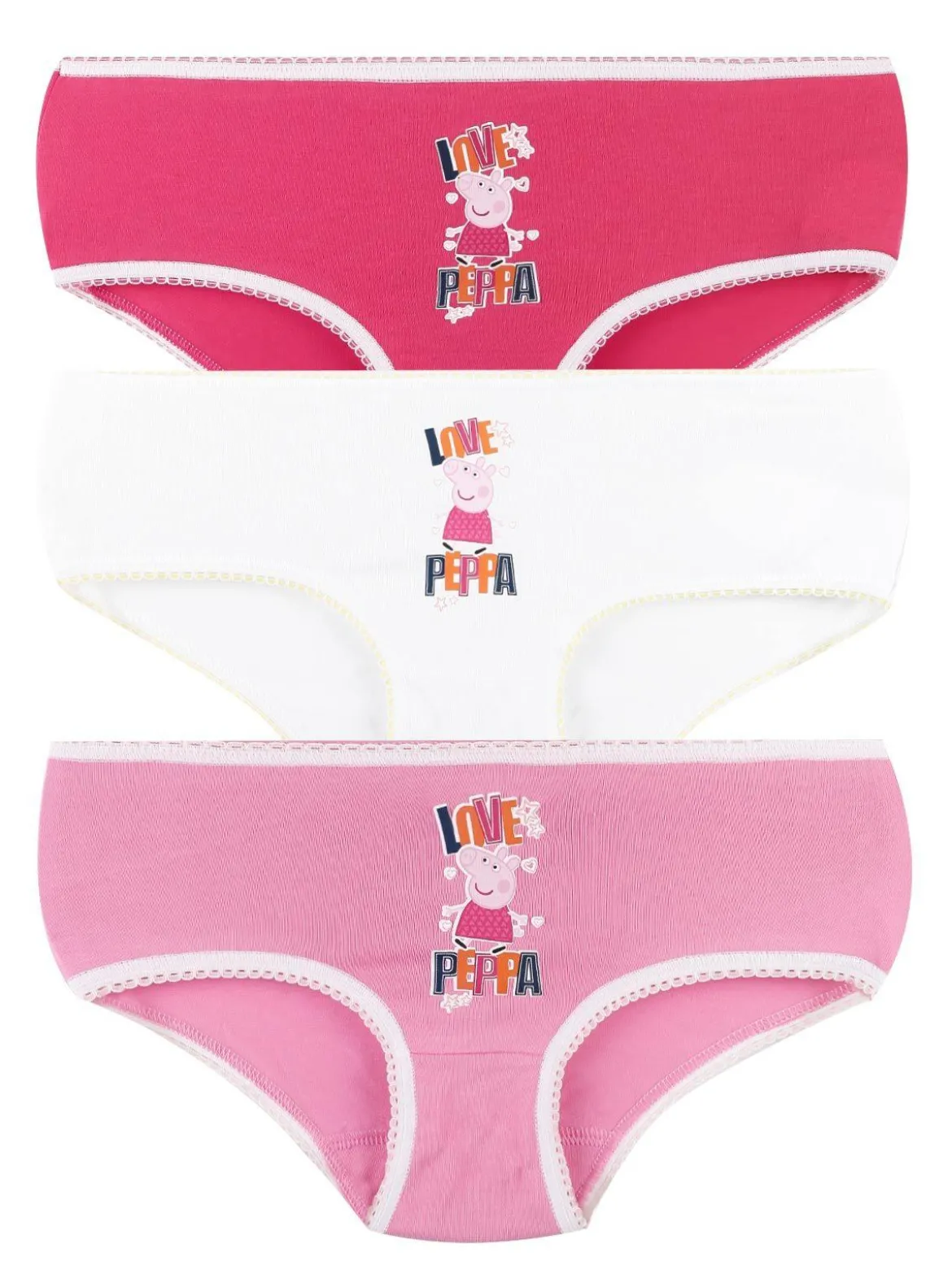 Peppa Pig Tris slip bambina con stampa